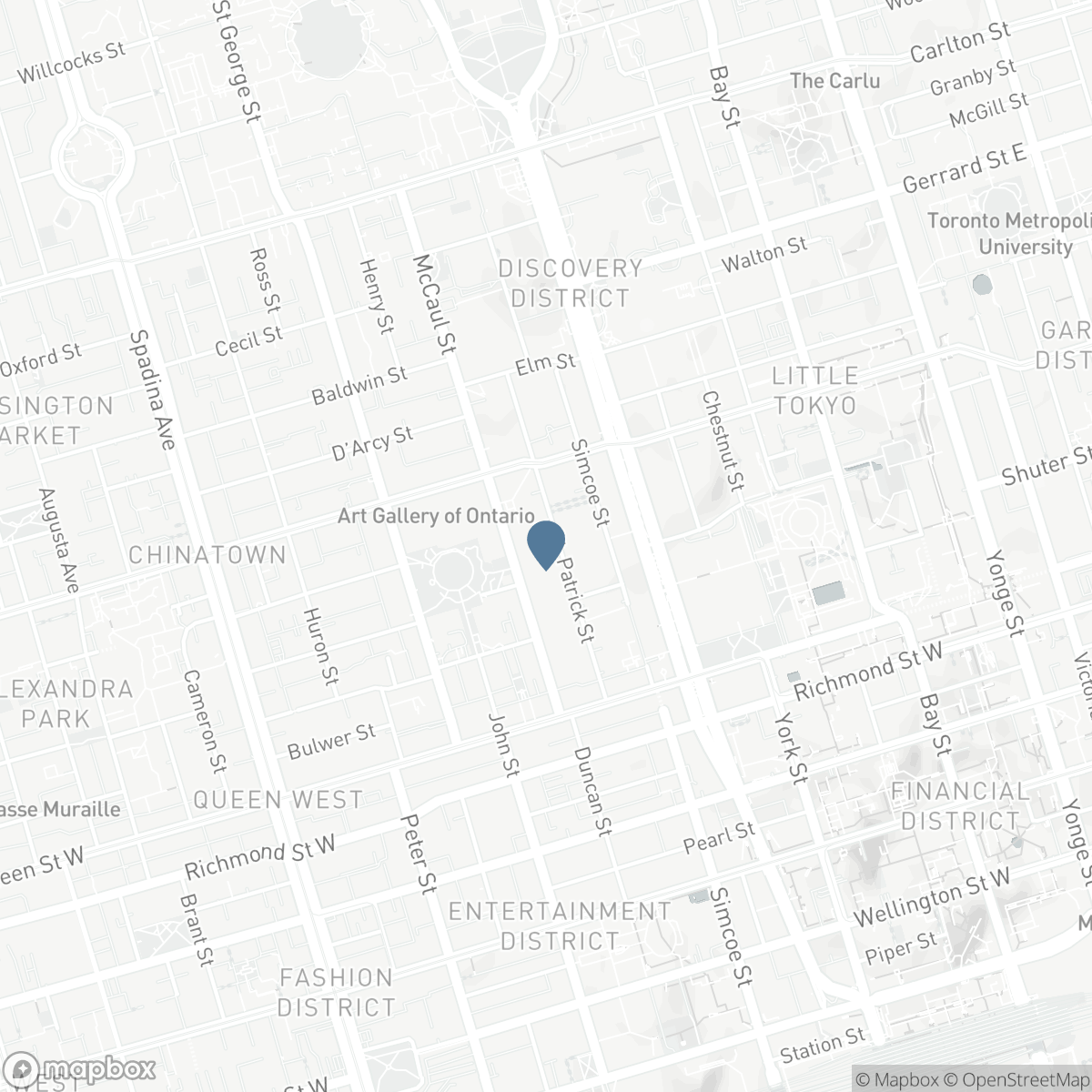PH8 - 96 ST PATRICK STREET, Toronto, Ontario M5T 1V2